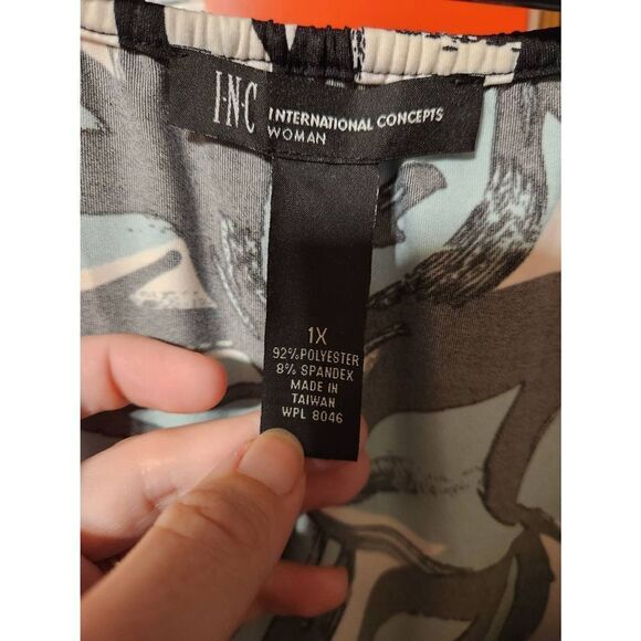 I.N.C. international concepts 1X blue dress gems - Picture 11 of 12